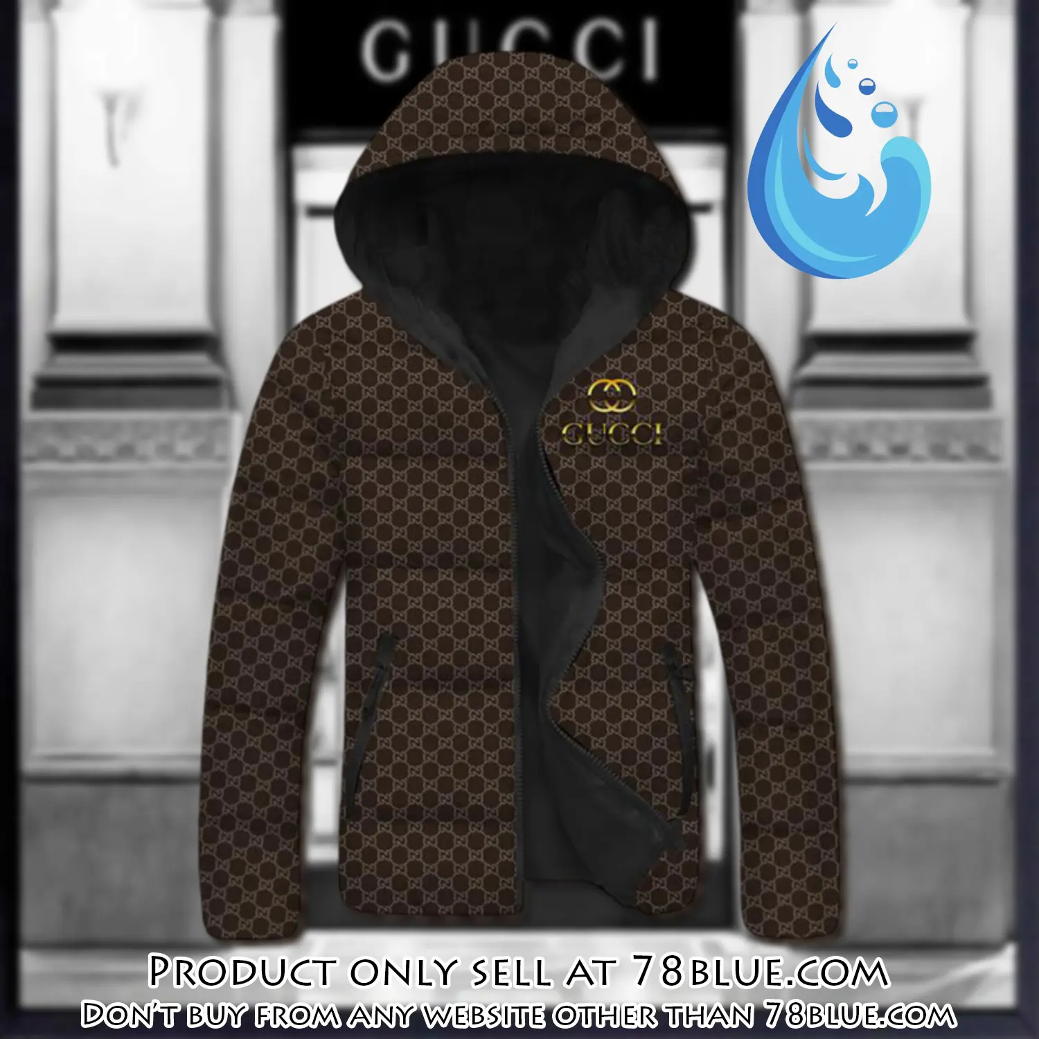 Gucci downfilled coat ultralight down jacket outdoor jacket warm outwear dfj1005 78b1435549